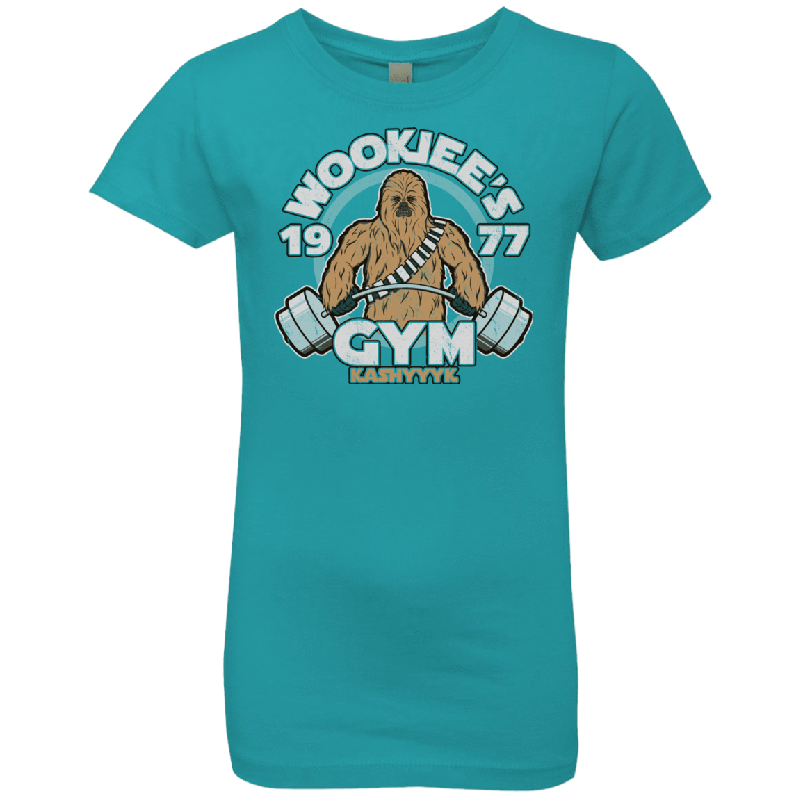 T-Shirts Tahiti Blue / YXS Kashyyyk Gym Girls Premium T-Shirt
