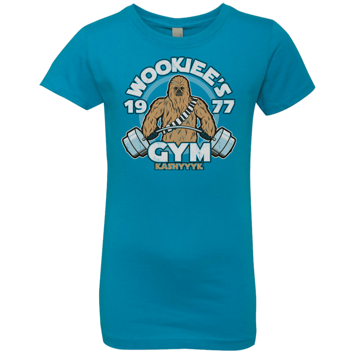 T-Shirts Turquoise / YXS Kashyyyk Gym Girls Premium T-Shirt