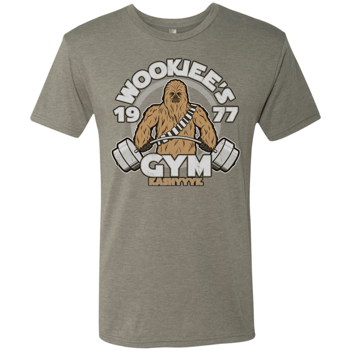 T-Shirts Venetian Grey / Small Kashyyyk Gym Men's Triblend T-Shirt