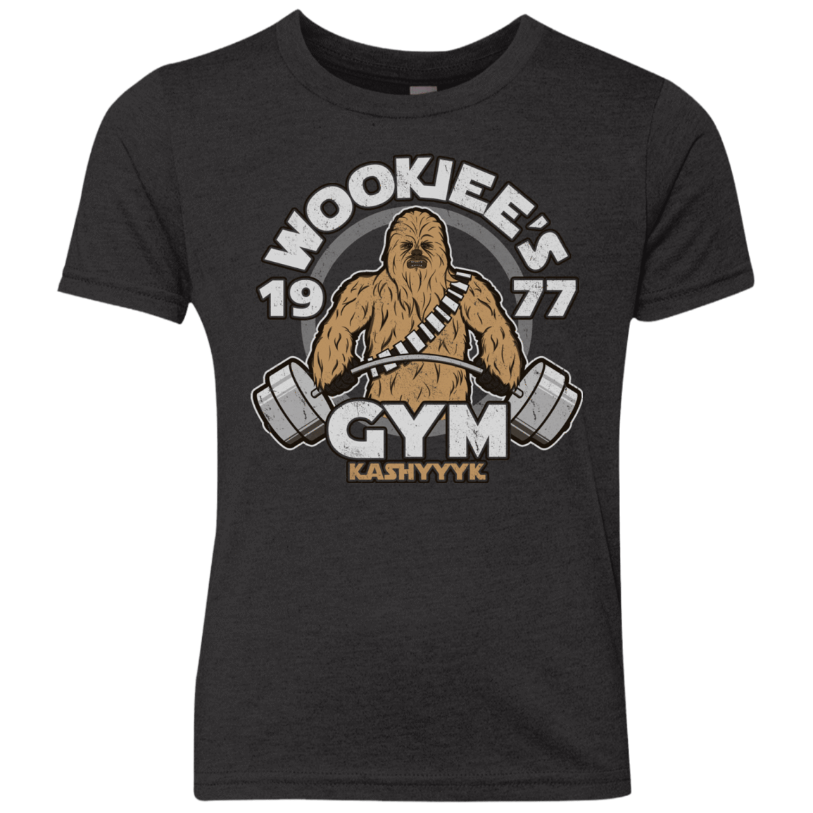 T-Shirts Vintage Black / YXS Kashyyyk Gym Youth Triblend T-Shirt