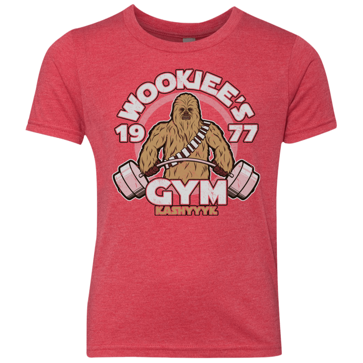 T-Shirts Vintage Red / YXS Kashyyyk Gym Youth Triblend T-Shirt