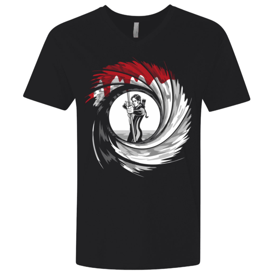 T-Shirts Black / X-Small Kat Shot Men's Premium V-Neck