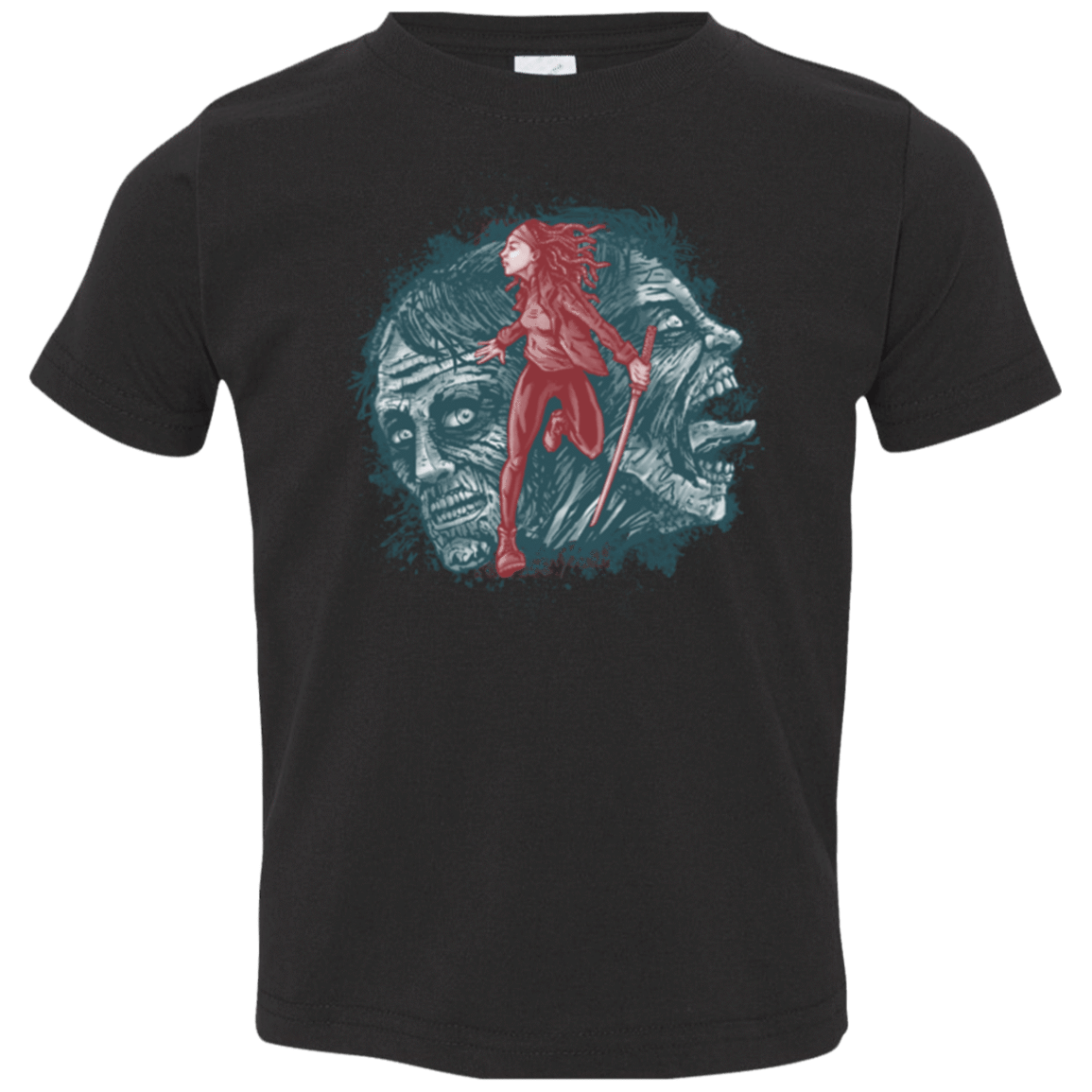 T-Shirts Black / 2T Katana Girl Toddler Premium T-Shirt