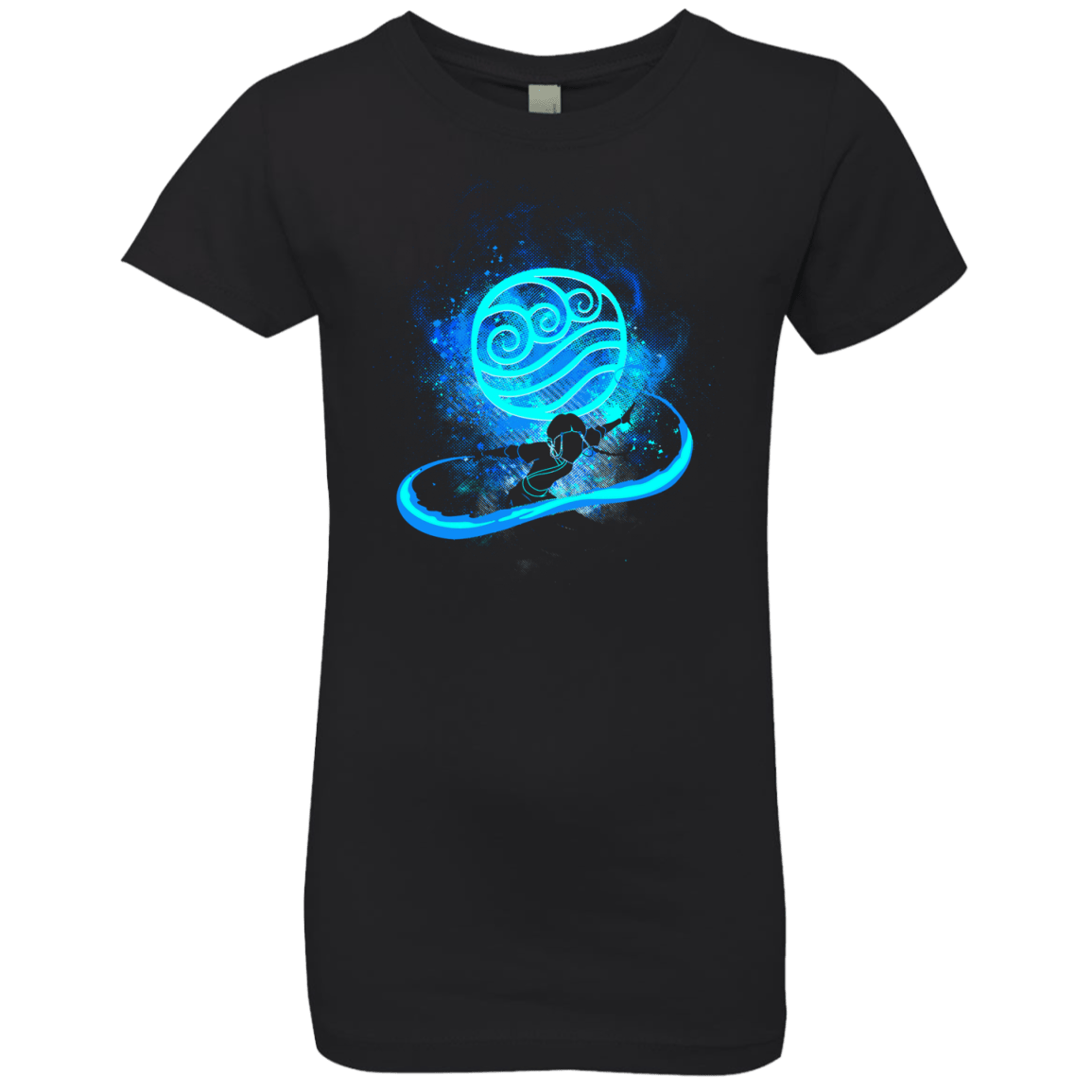 T-Shirts Black / YXS Katara Art Girls Premium T-Shirt