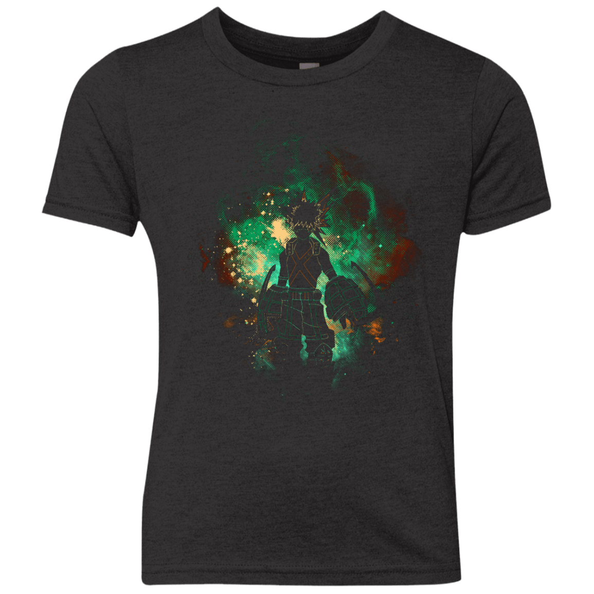 T-Shirts Vintage Black / YXS KATSUKI ART Youth Triblend T-Shirt