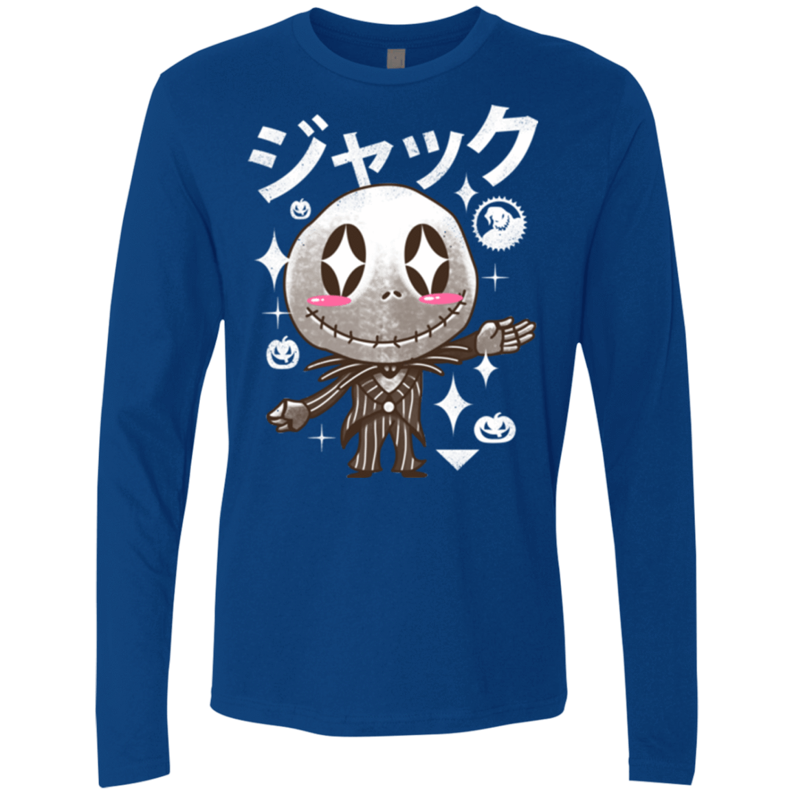 T-Shirts Royal / Small Kawaii Before Christmas Men's Premium Long Sleeve