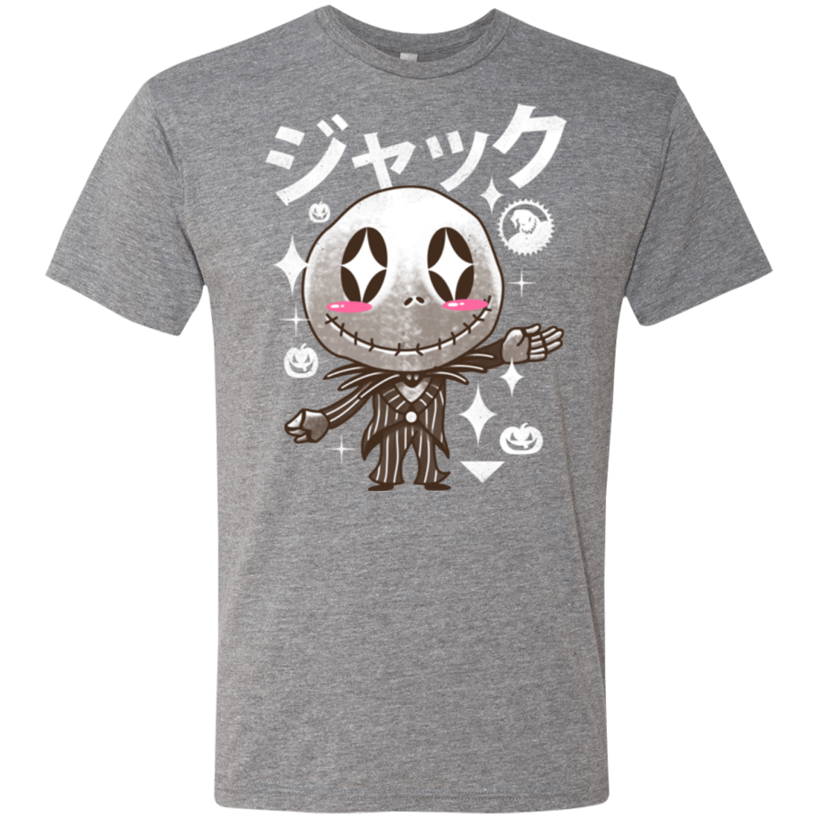 T-Shirts Premium Heather / Small Kawaii Before Christmas Men's Triblend T-Shirt