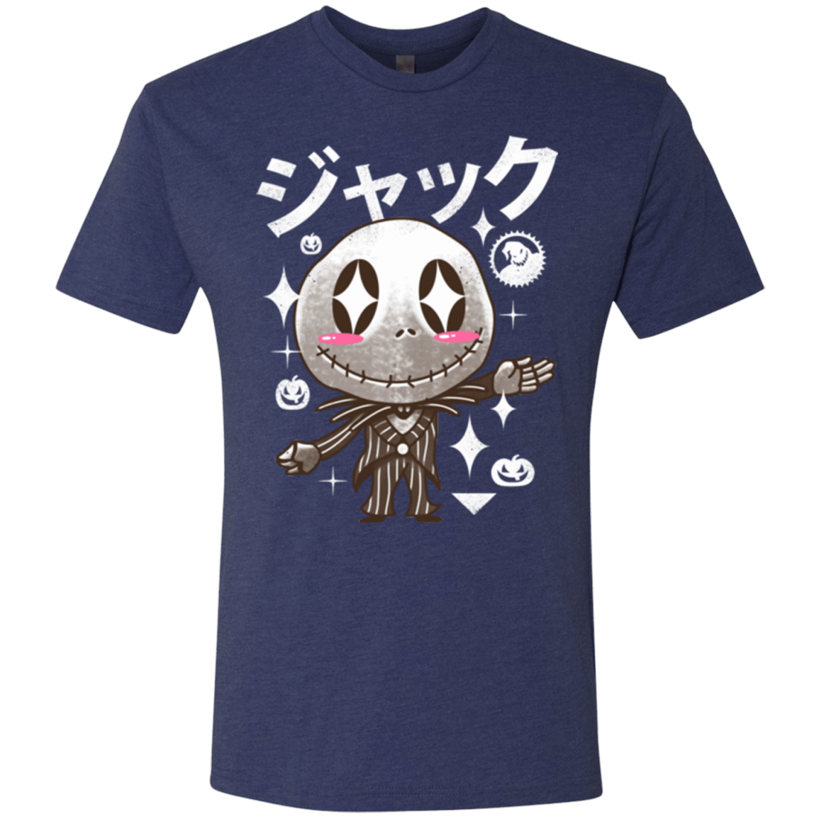 T-Shirts Vintage Navy / Small Kawaii Before Christmas Men's Triblend T-Shirt