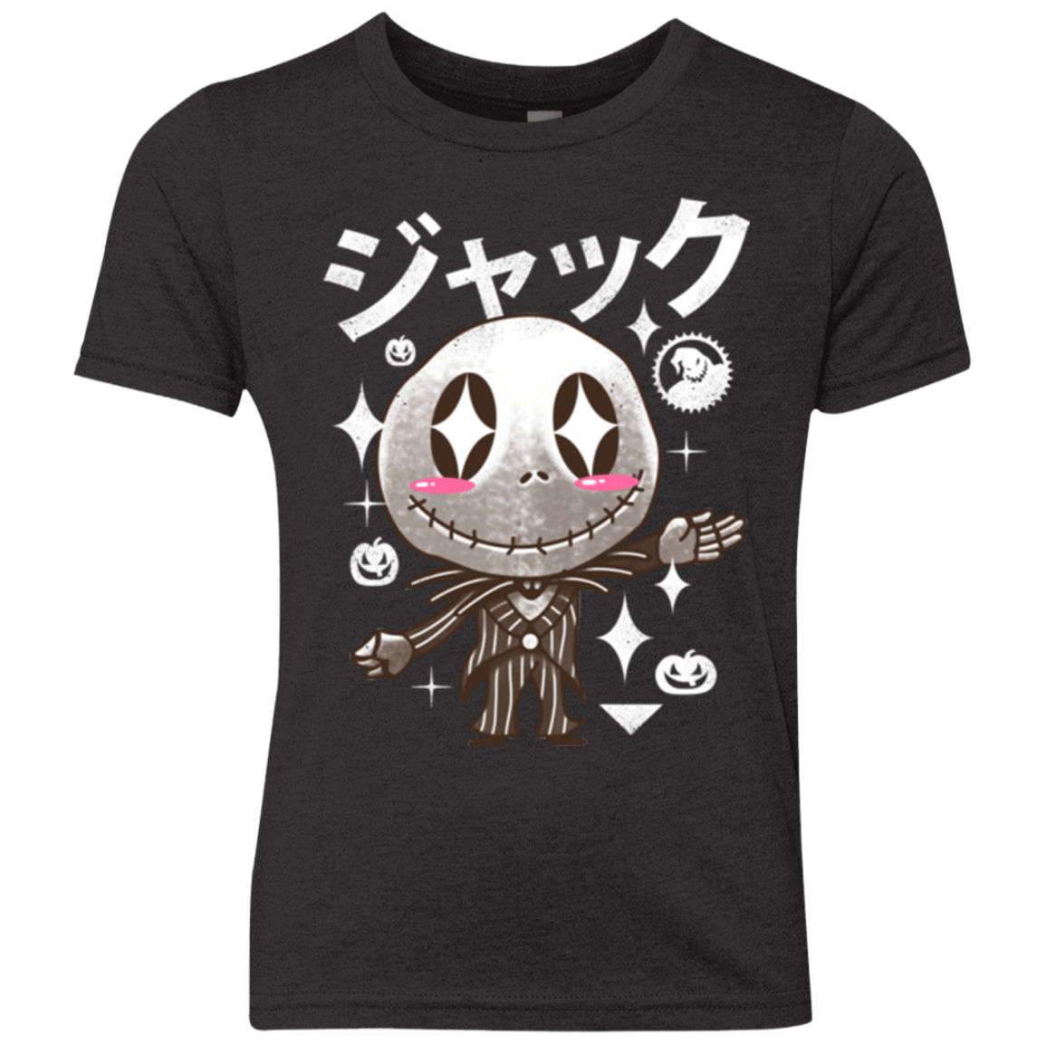 T-Shirts Vintage Black / YXS Kawaii Before Christmas Youth Triblend T-Shirt