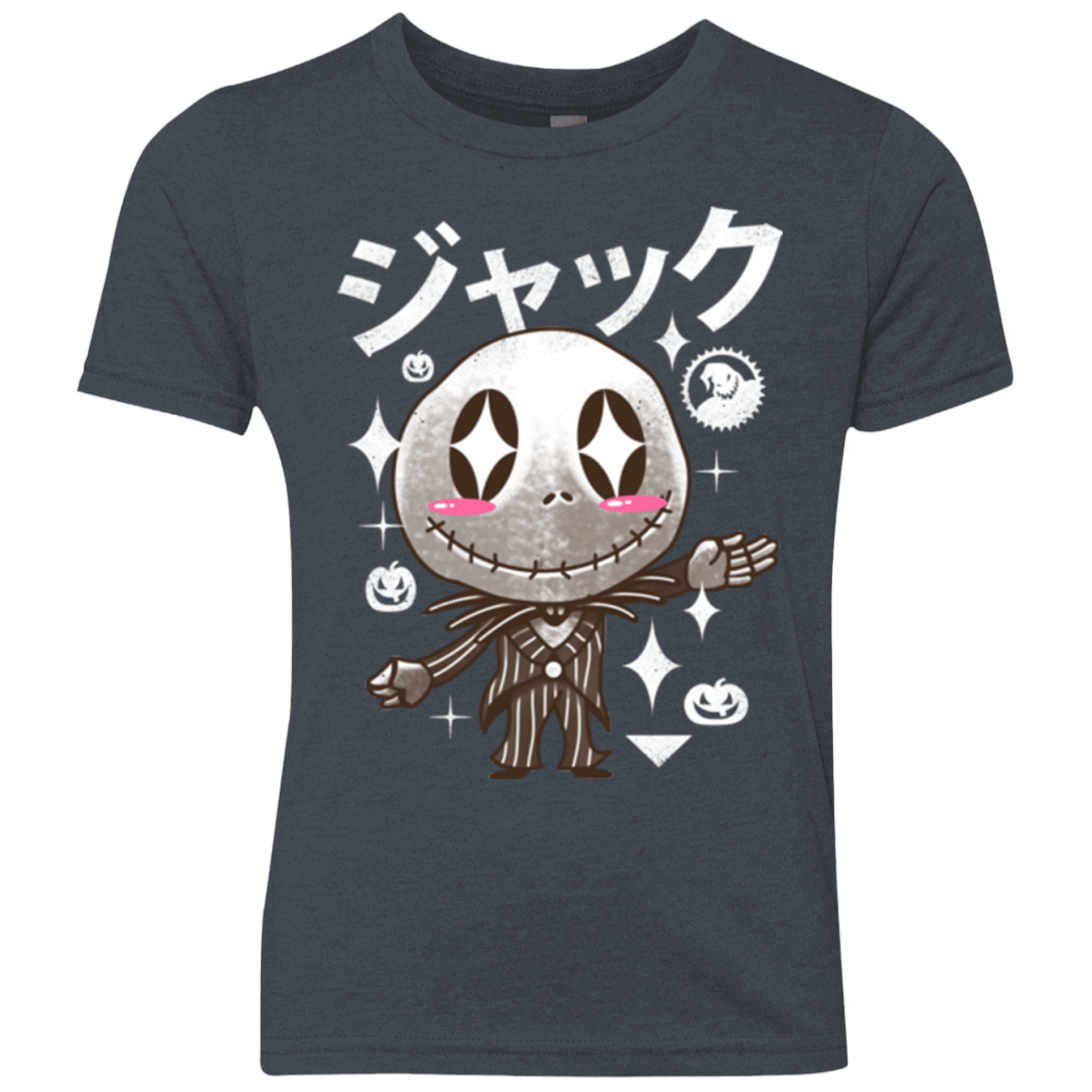 T-Shirts Vintage Navy / YXS Kawaii Before Christmas Youth Triblend T-Shirt