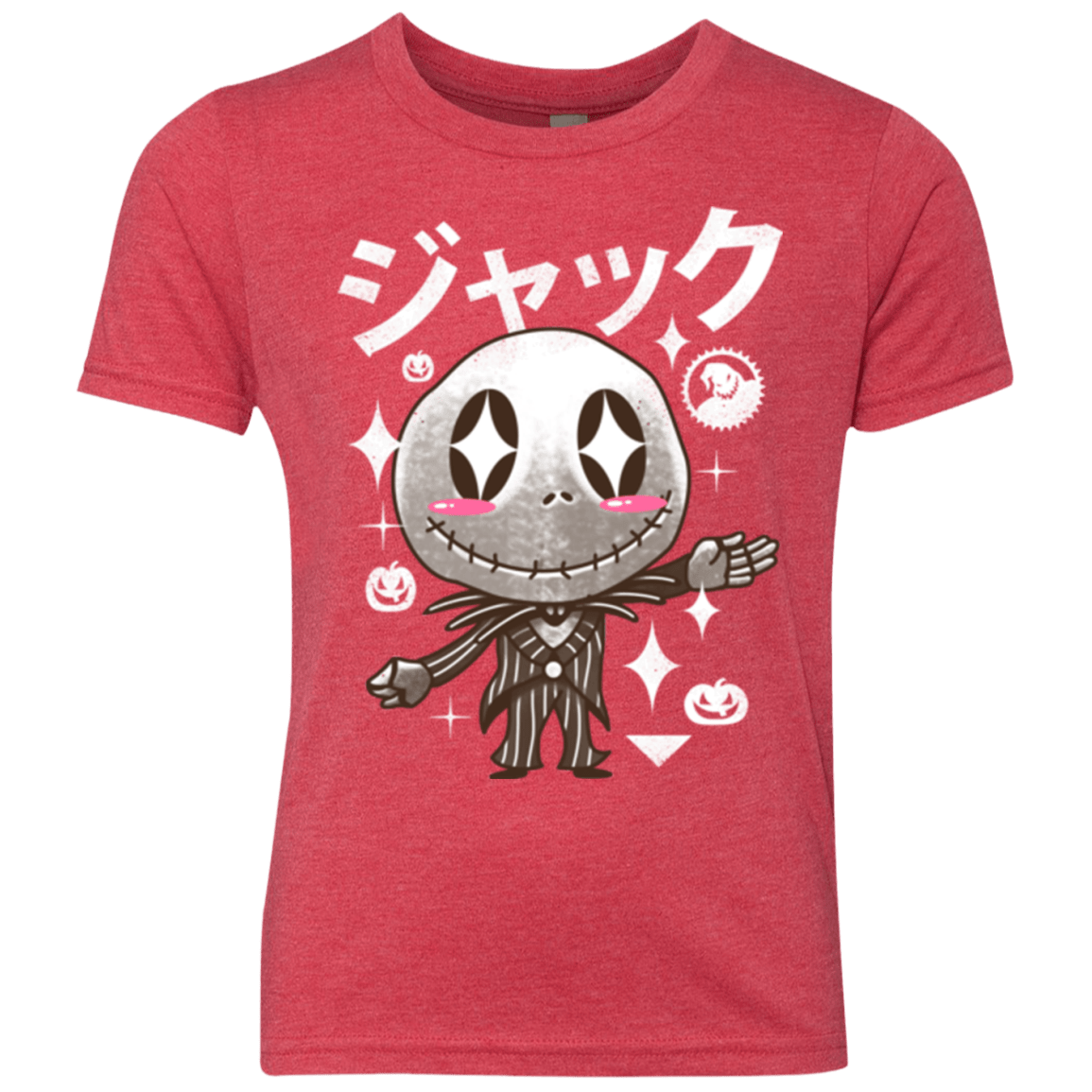 T-Shirts Vintage Red / YXS Kawaii Before Christmas Youth Triblend T-Shirt