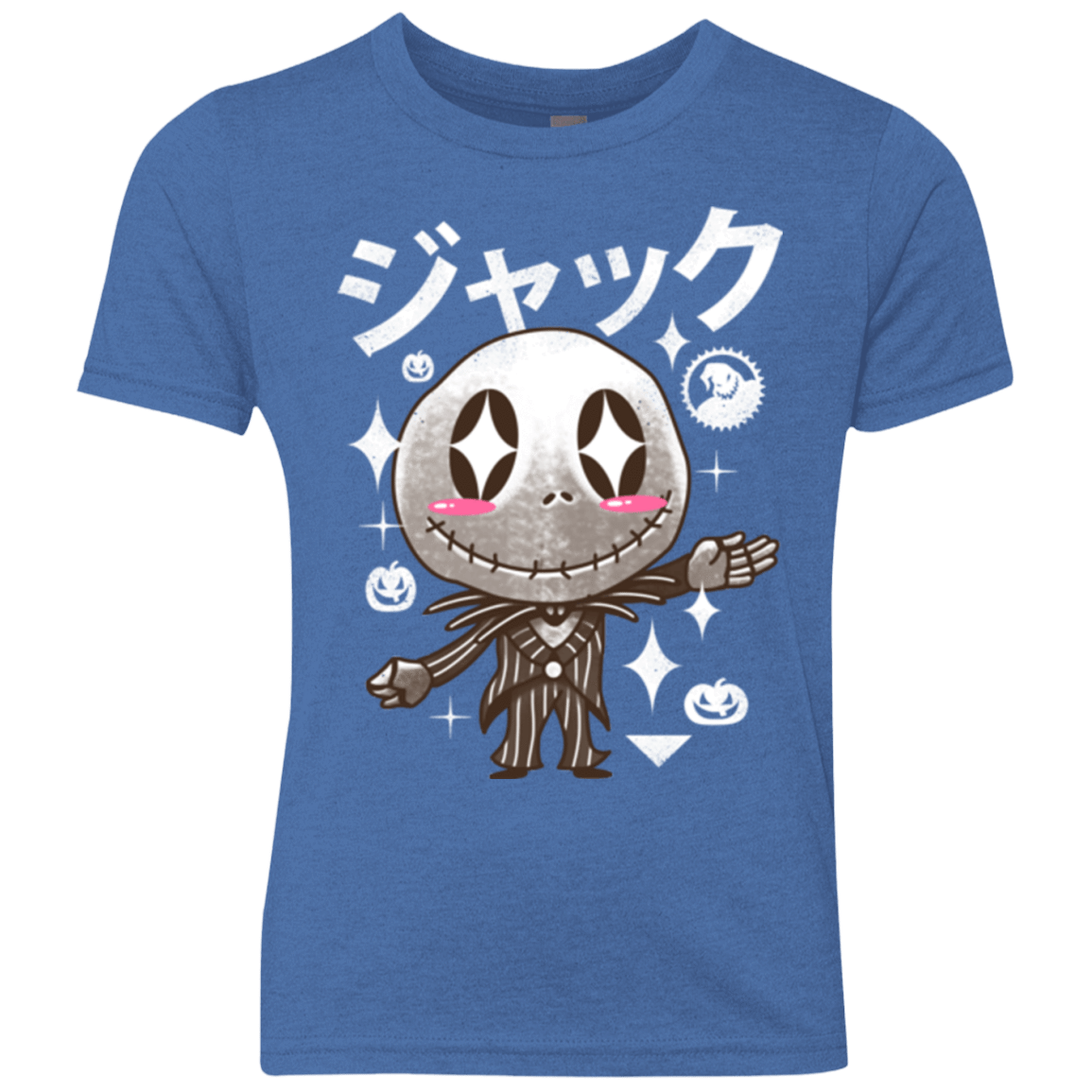 T-Shirts Vintage Royal / YXS Kawaii Before Christmas Youth Triblend T-Shirt