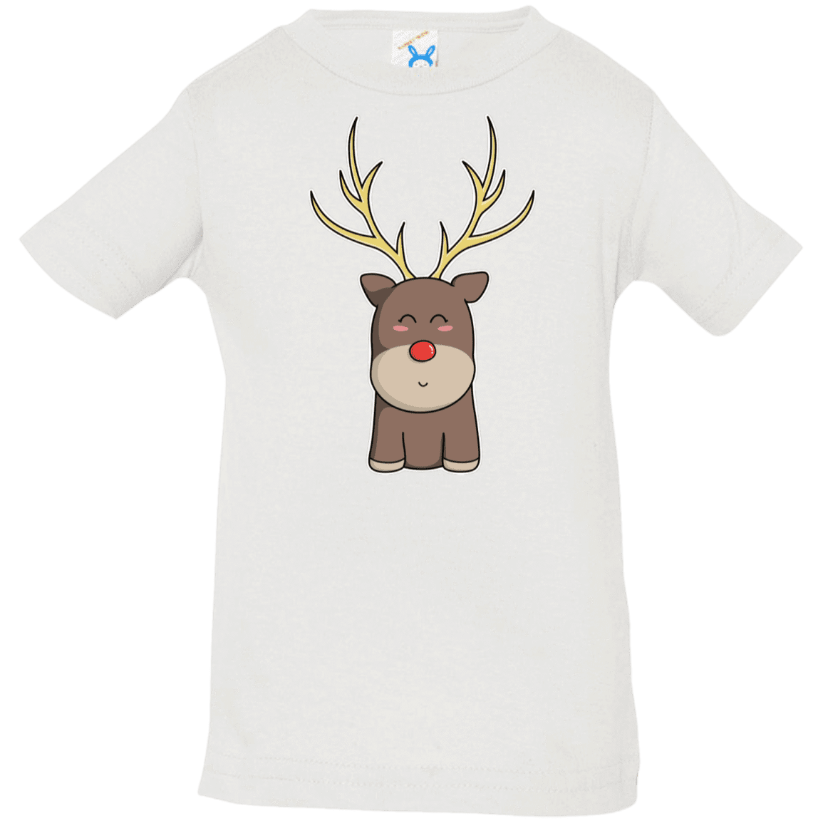 T-Shirts White / 6 Months Kawaii Christmas Reindeer Infant Premium T-Shirt