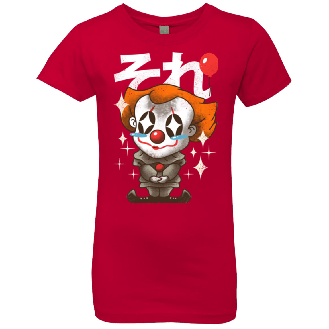 T-Shirts Red / YXS Kawaii Clown Girls Premium T-Shirt