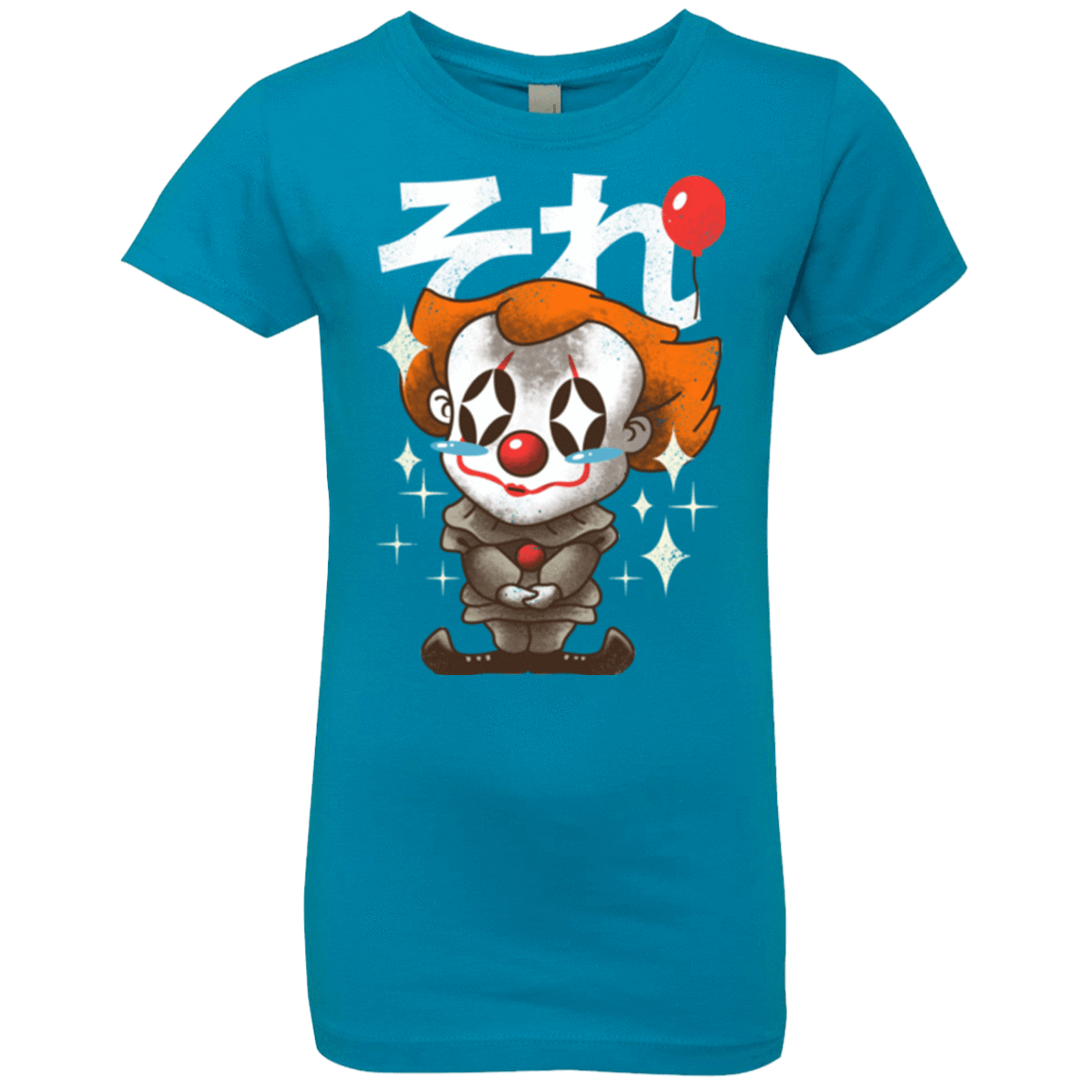 T-Shirts Turquoise / YXS Kawaii Clown Girls Premium T-Shirt