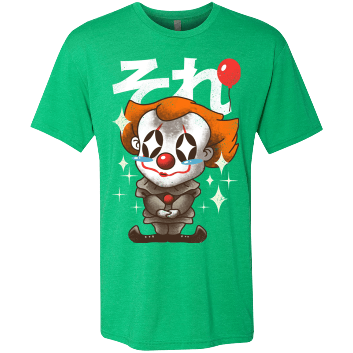 T-Shirts Envy / Small Kawaii Clown Men's Triblend T-Shirt