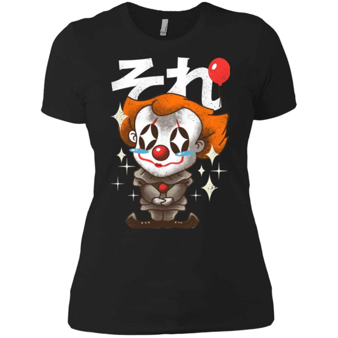 T-Shirts Black / X-Small Kawaii Clown Women's Premium T-Shirt