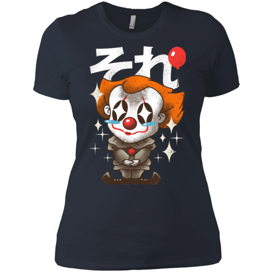 T-Shirts Indigo / X-Small Kawaii Clown Women's Premium T-Shirt