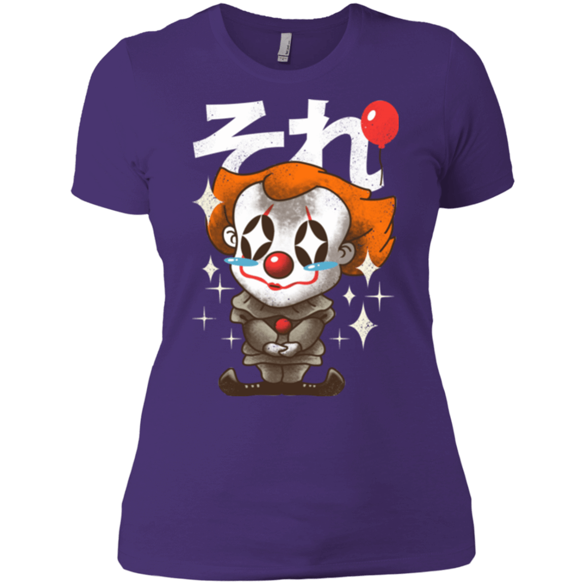 T-Shirts Purple / X-Small Kawaii Clown Women's Premium T-Shirt