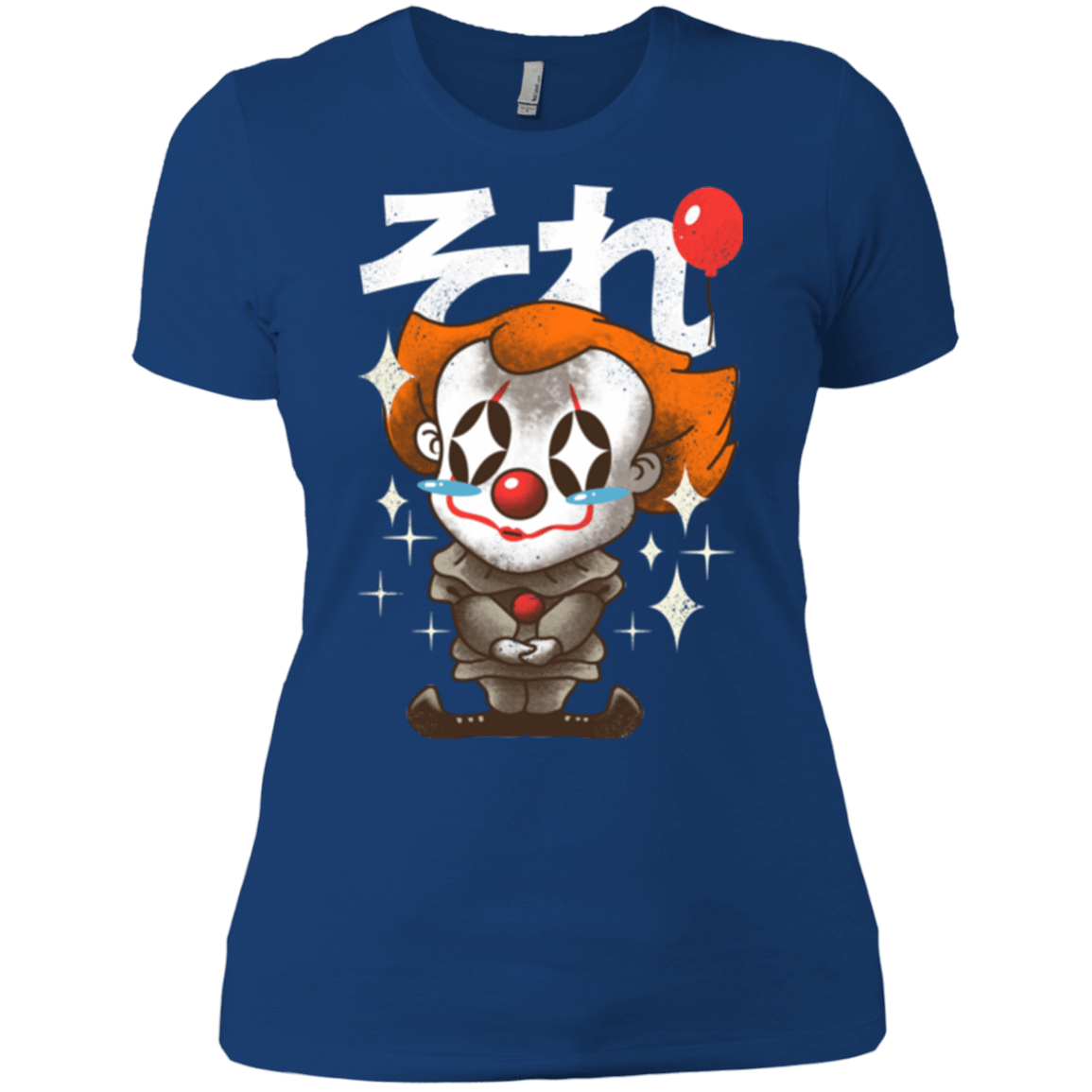 T-Shirts Royal / X-Small Kawaii Clown Women's Premium T-Shirt