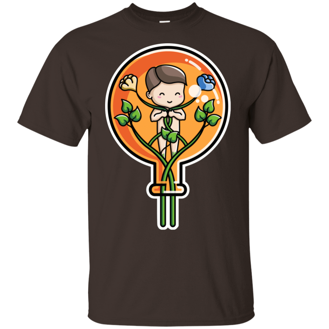 T-Shirts Dark Chocolate / S Kawaii Cute Alchemical Child T-Shirt