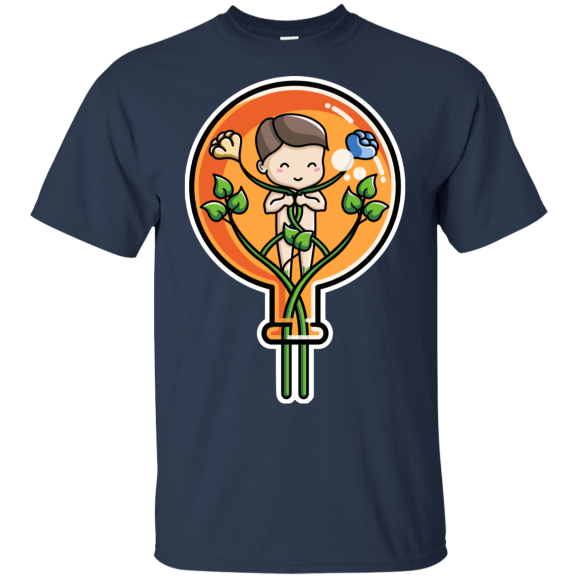 T-Shirts Navy / S Kawaii Cute Alchemical Child T-Shirt