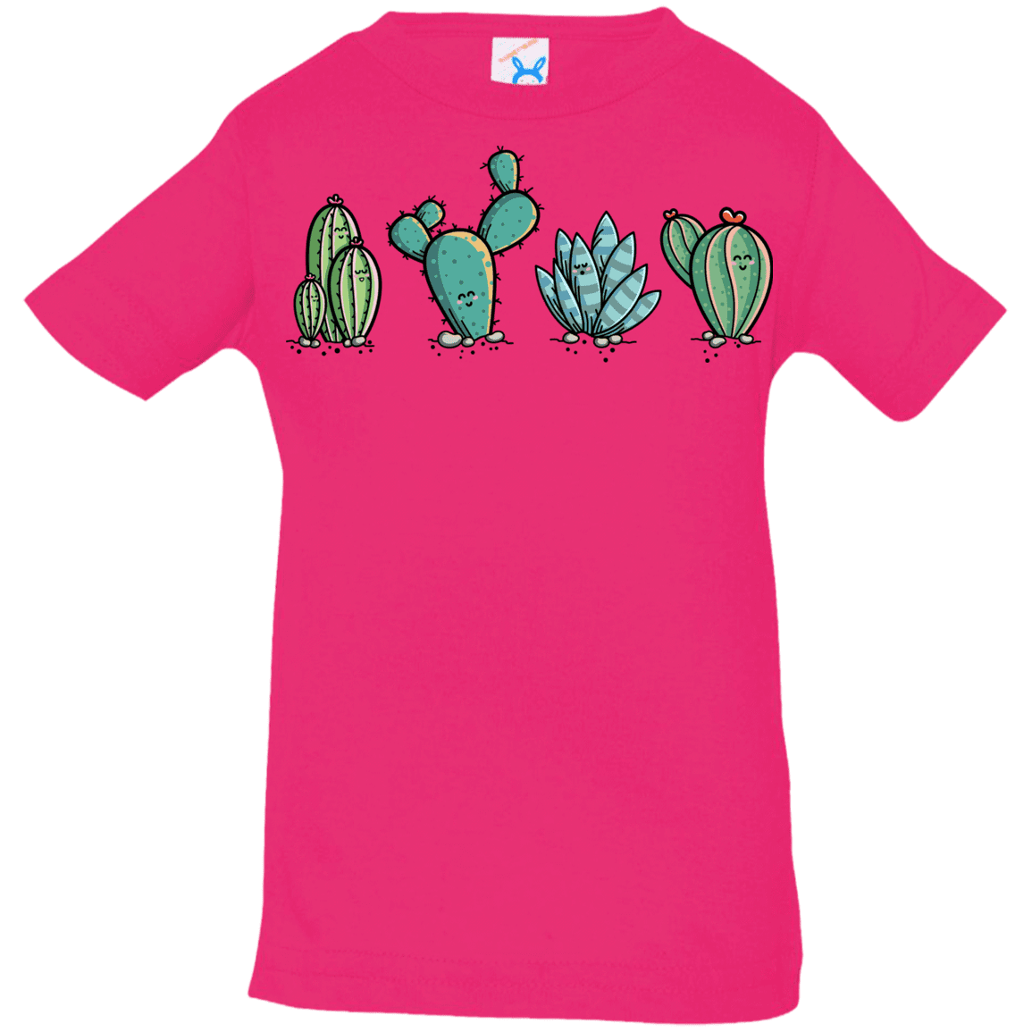 T-Shirts Hot Pink / 6 Months Kawaii Cute Cactus Plants Infant Premium T-Shirt