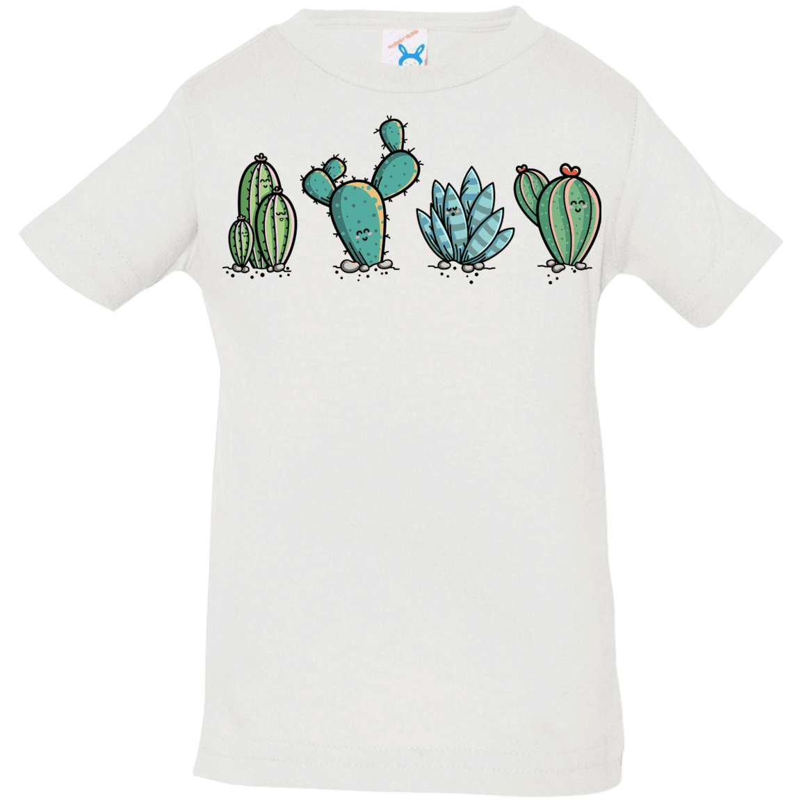 T-Shirts White / 6 Months Kawaii Cute Cactus Plants Infant Premium T-Shirt
