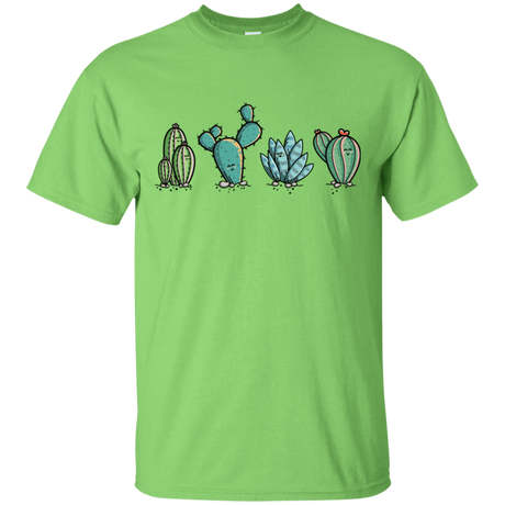 T-Shirts Lime / S Kawaii Cute Cactus Plants T-Shirt