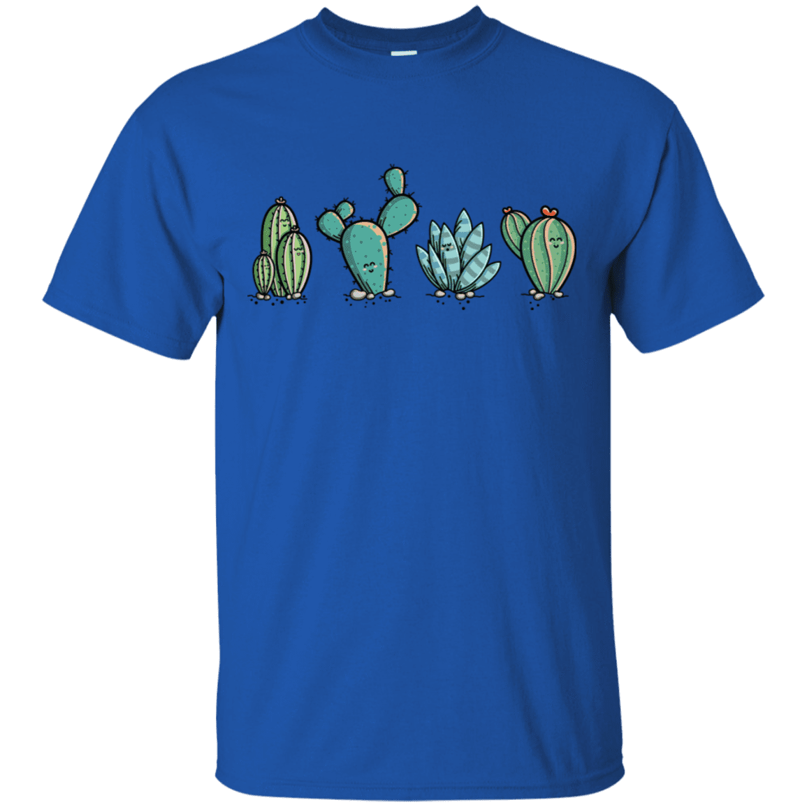 T-Shirts Royal / S Kawaii Cute Cactus Plants T-Shirt