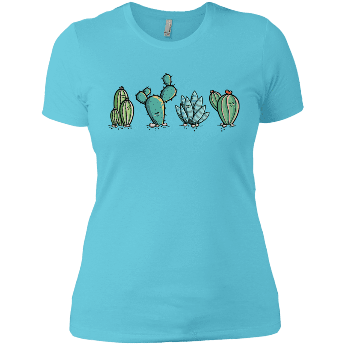 T-Shirts Cancun / X-Small Kawaii Cute Cactus Plants Women's Premium T-Shirt
