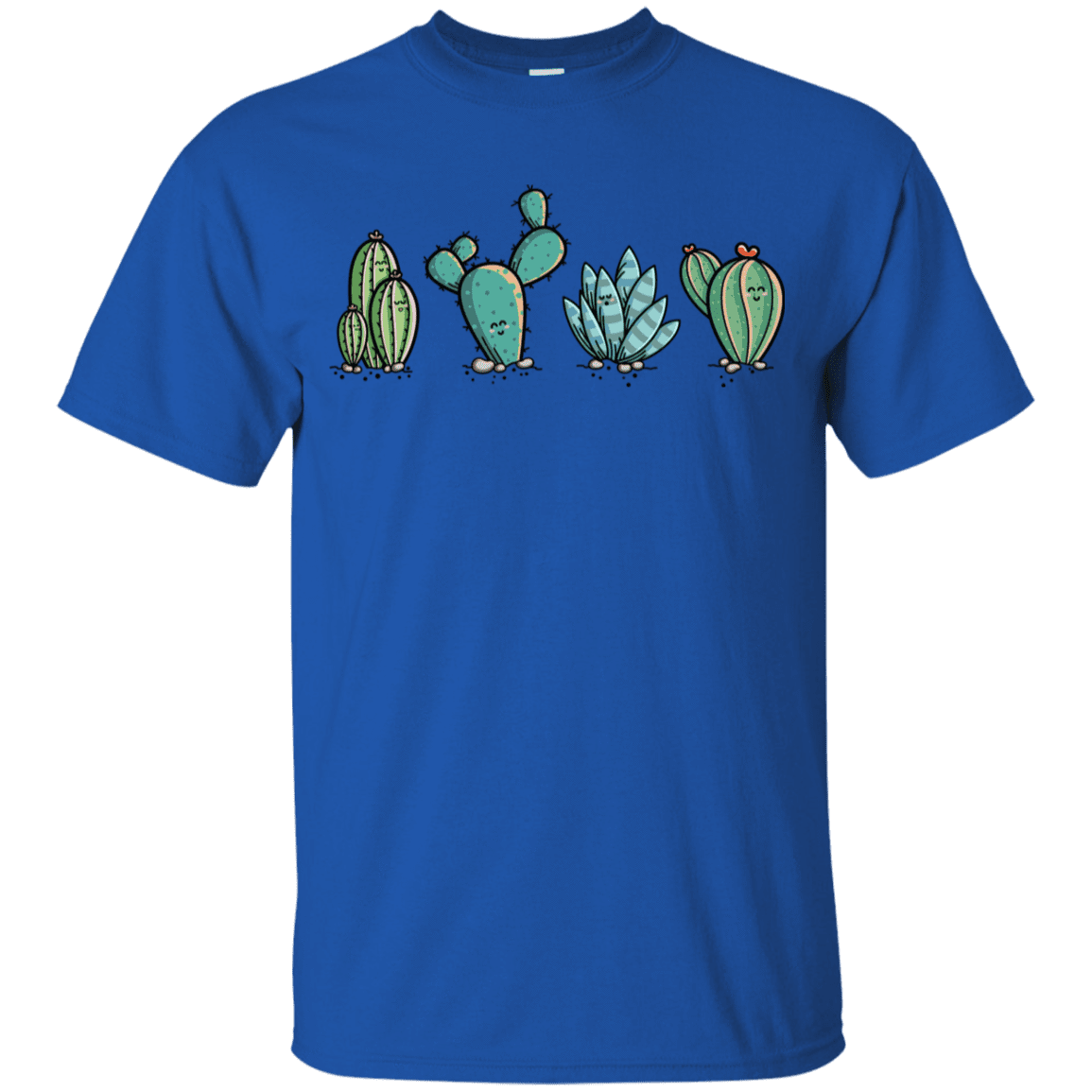 T-Shirts Royal / YXS Kawaii Cute Cactus Plants Youth T-Shirt