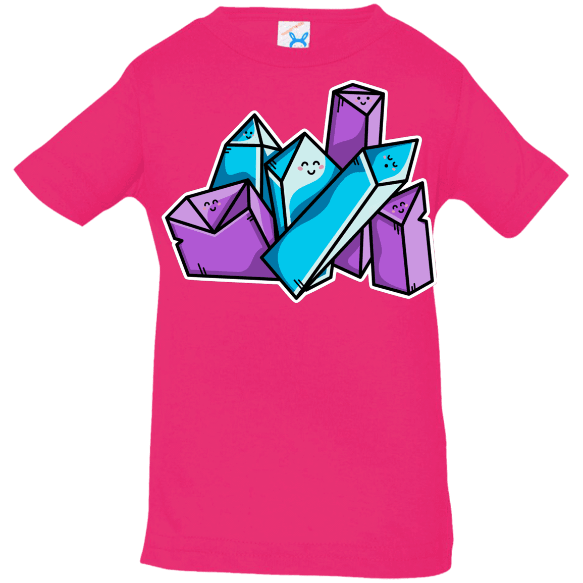 T-Shirts Hot Pink / 6 Months Kawaii Cute Crystals Infant Premium T-Shirt