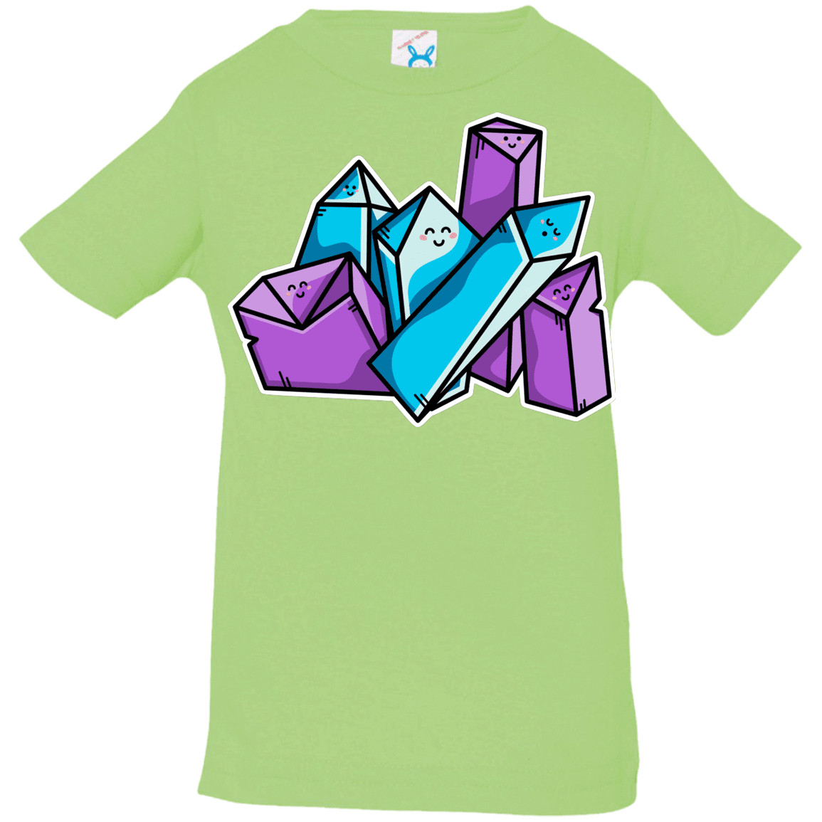 T-Shirts Key Lime / 6 Months Kawaii Cute Crystals Infant Premium T-Shirt