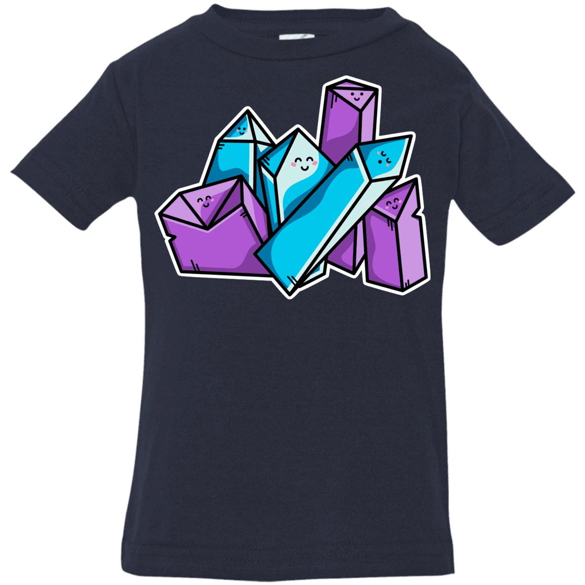 T-Shirts Navy / 6 Months Kawaii Cute Crystals Infant Premium T-Shirt