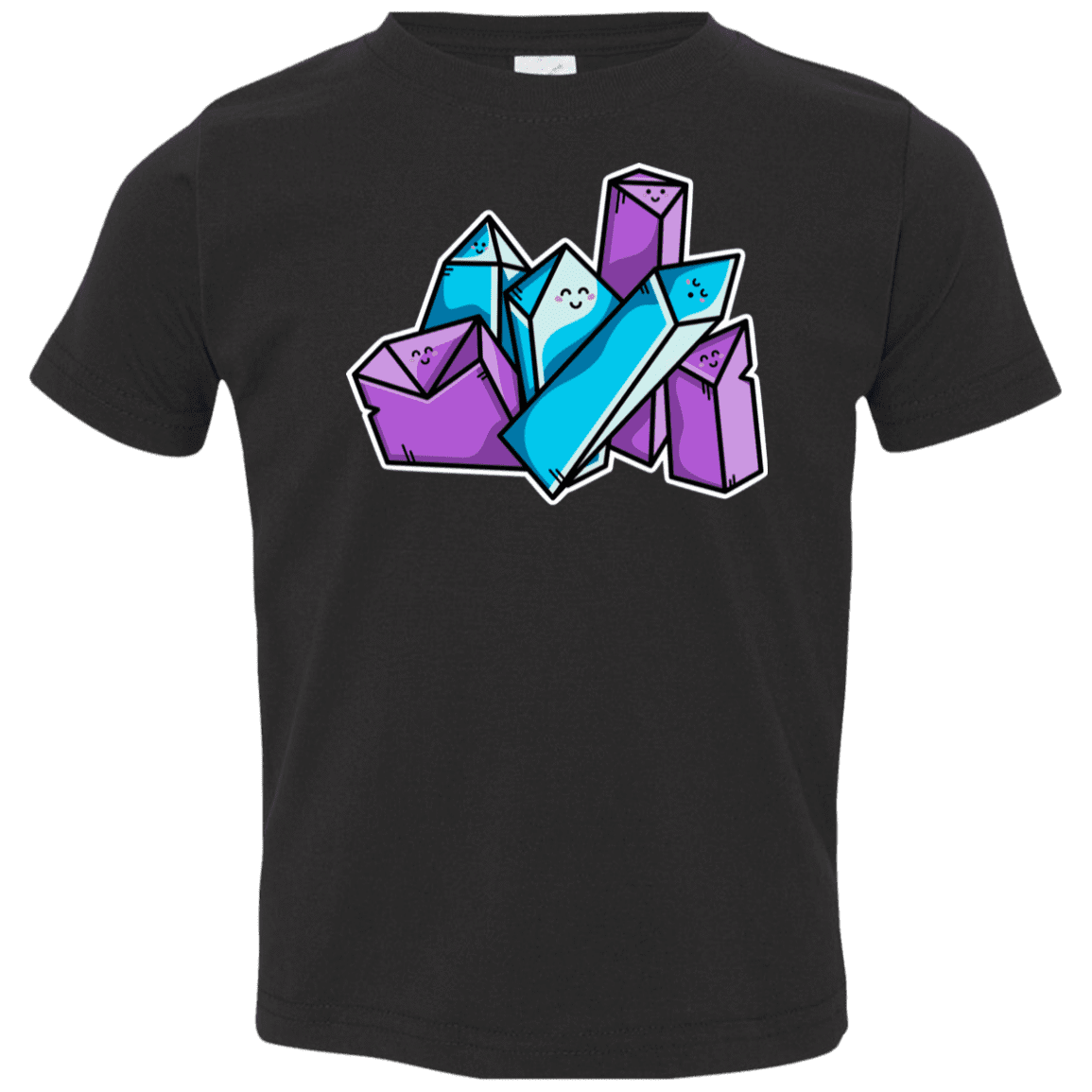 T-Shirts Black / 2T Kawaii Cute Crystals Toddler Premium T-Shirt