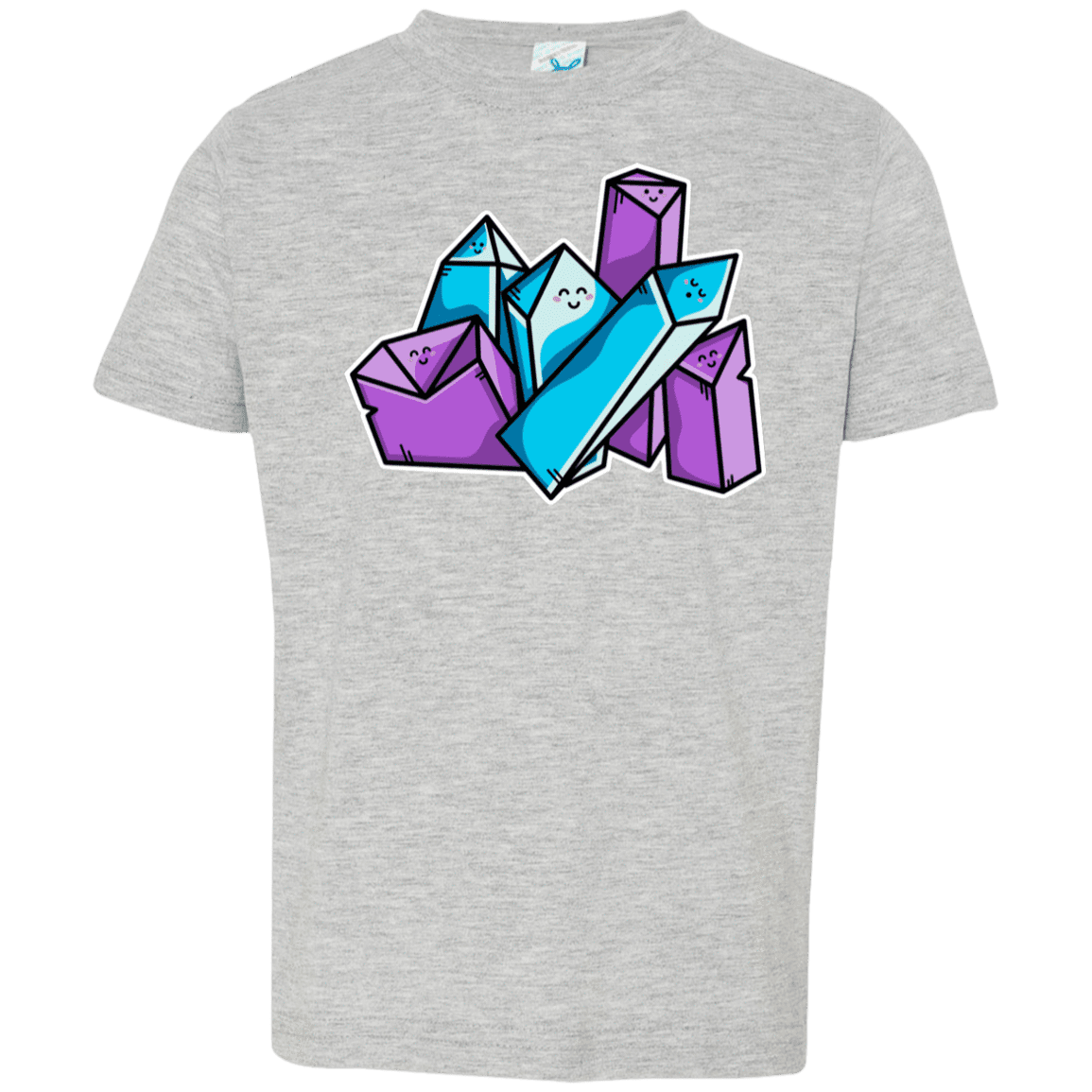 T-Shirts Heather Grey / 2T Kawaii Cute Crystals Toddler Premium T-Shirt