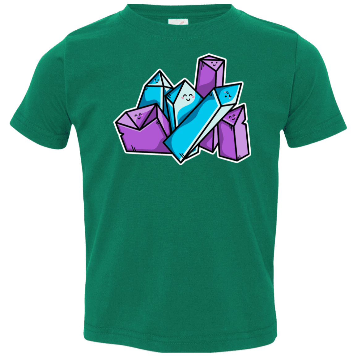 T-Shirts Kelly / 2T Kawaii Cute Crystals Toddler Premium T-Shirt
