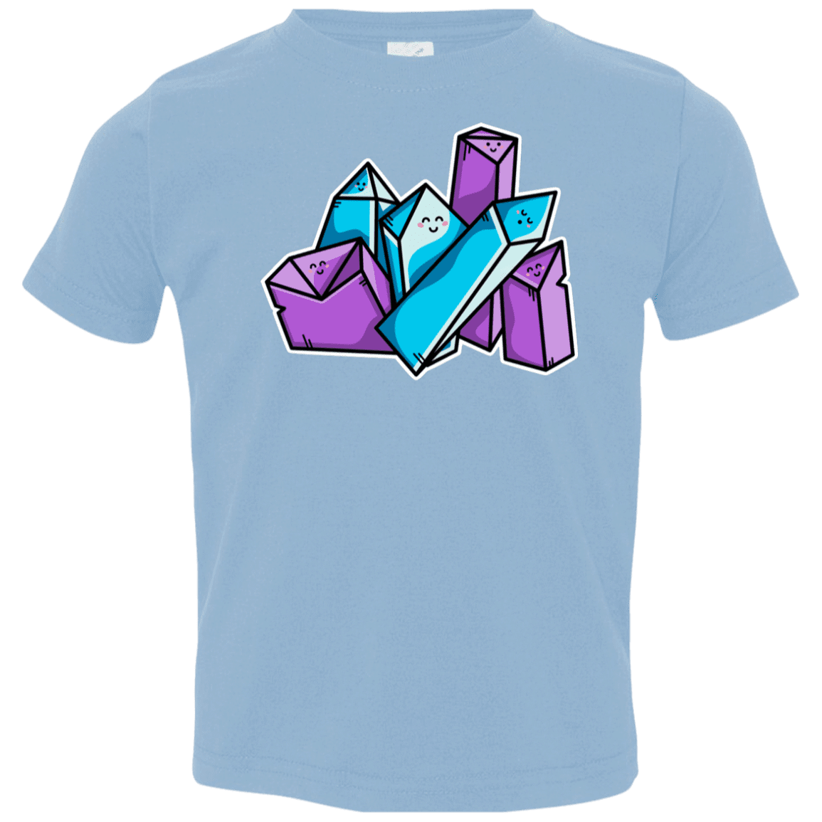 T-Shirts Light Blue / 2T Kawaii Cute Crystals Toddler Premium T-Shirt