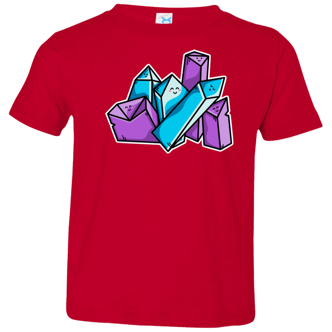 T-Shirts Red / 2T Kawaii Cute Crystals Toddler Premium T-Shirt