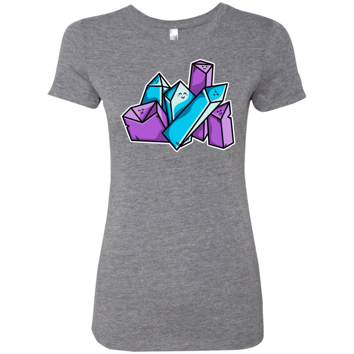 T-Shirts Premium Heather / S Kawaii Cute Crystals Women's Triblend T-Shirt