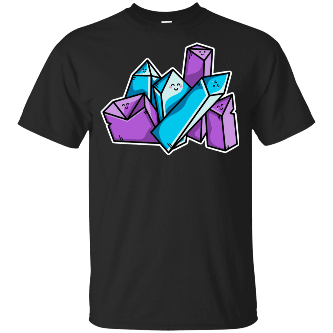 T-Shirts Black / YXS Kawaii Cute Crystals Youth T-Shirt