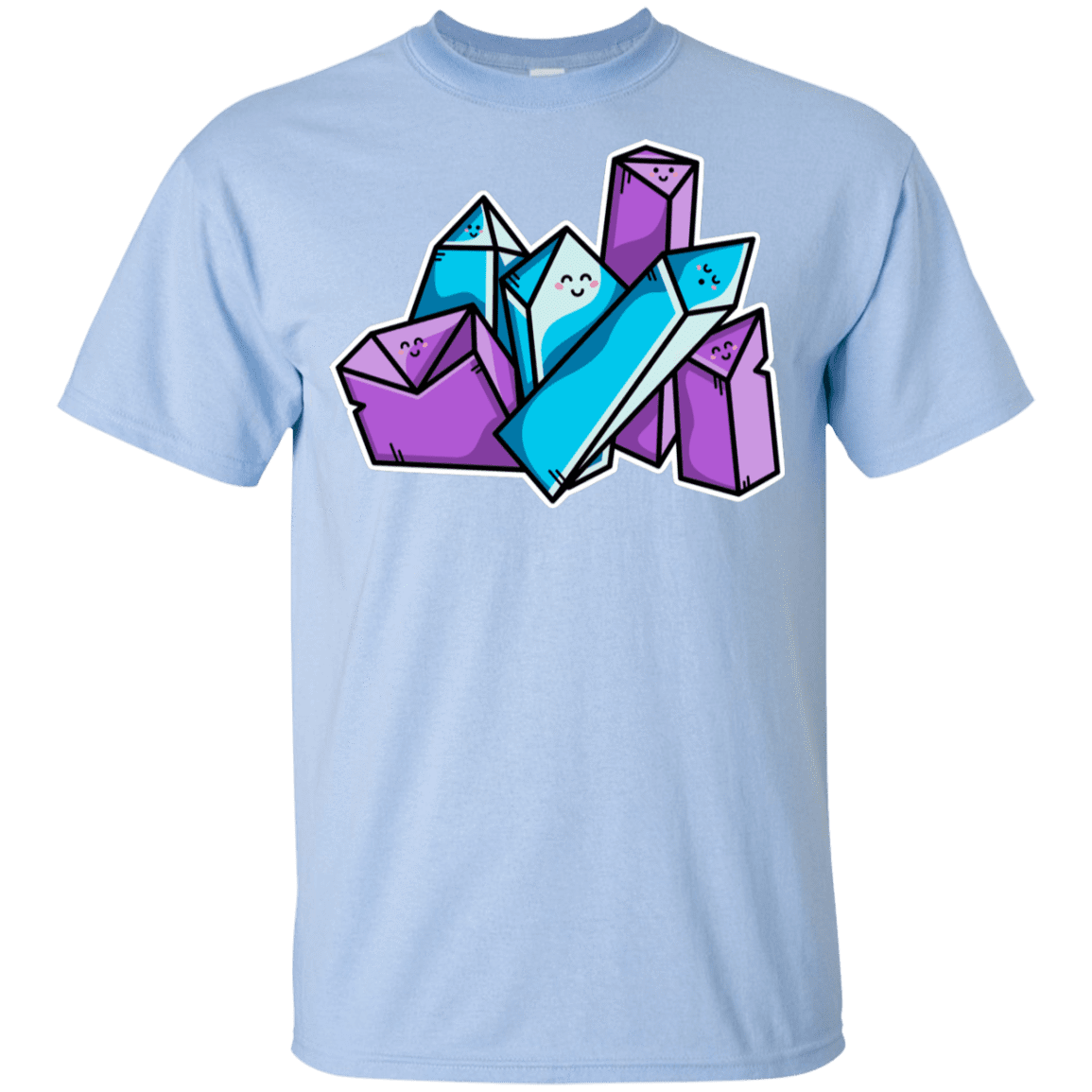 T-Shirts Light Blue / YXS Kawaii Cute Crystals Youth T-Shirt