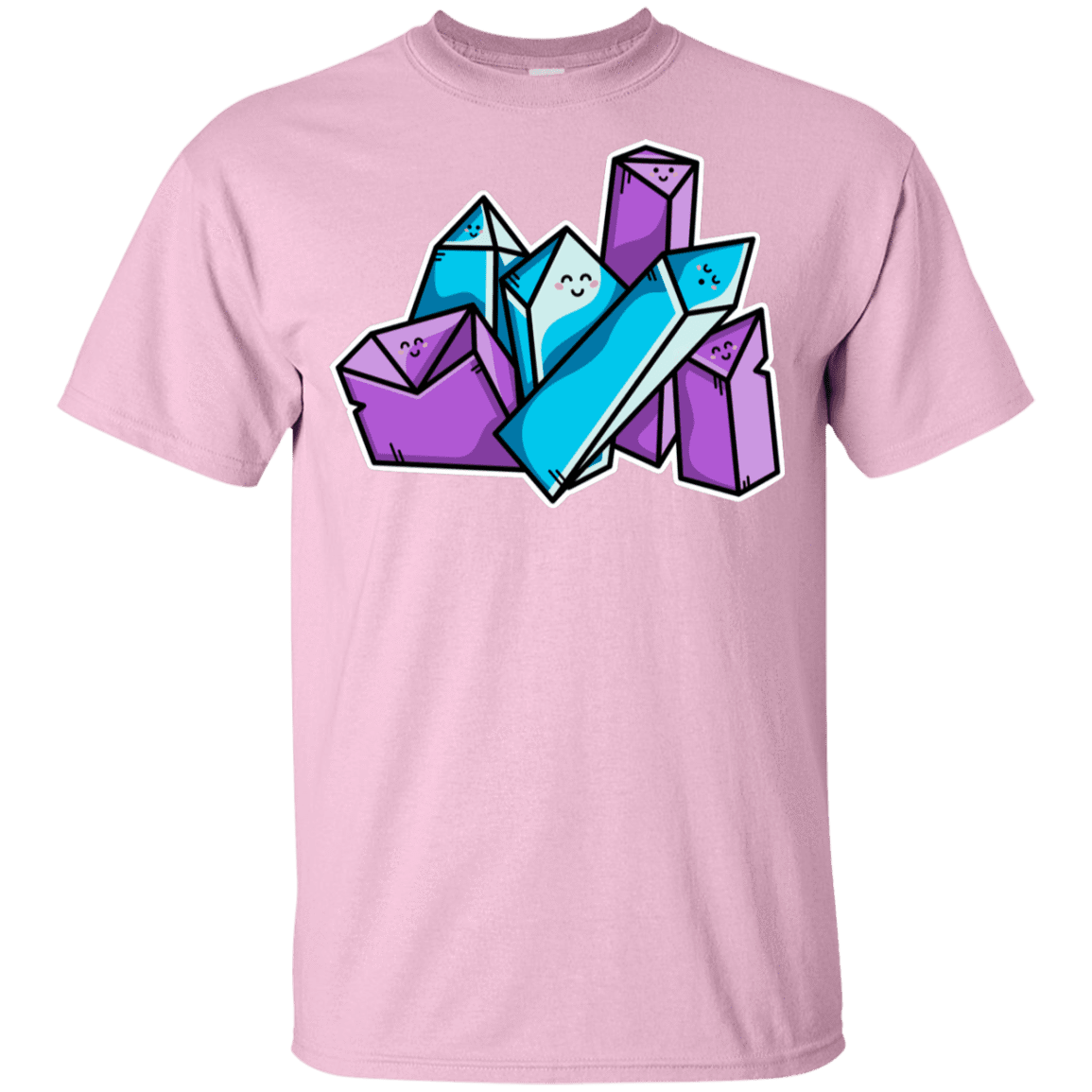 T-Shirts Light Pink / YXS Kawaii Cute Crystals Youth T-Shirt