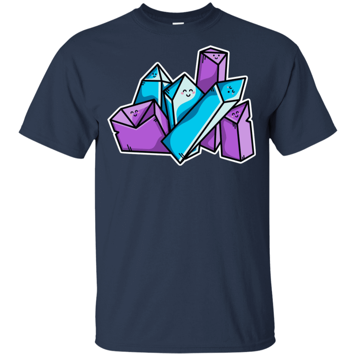 T-Shirts Navy / YXS Kawaii Cute Crystals Youth T-Shirt