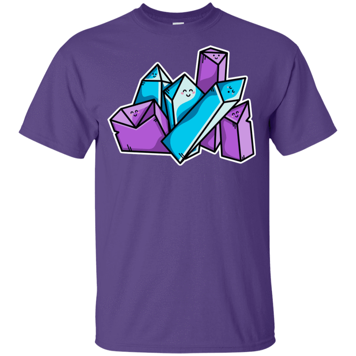 T-Shirts Purple / YXS Kawaii Cute Crystals Youth T-Shirt