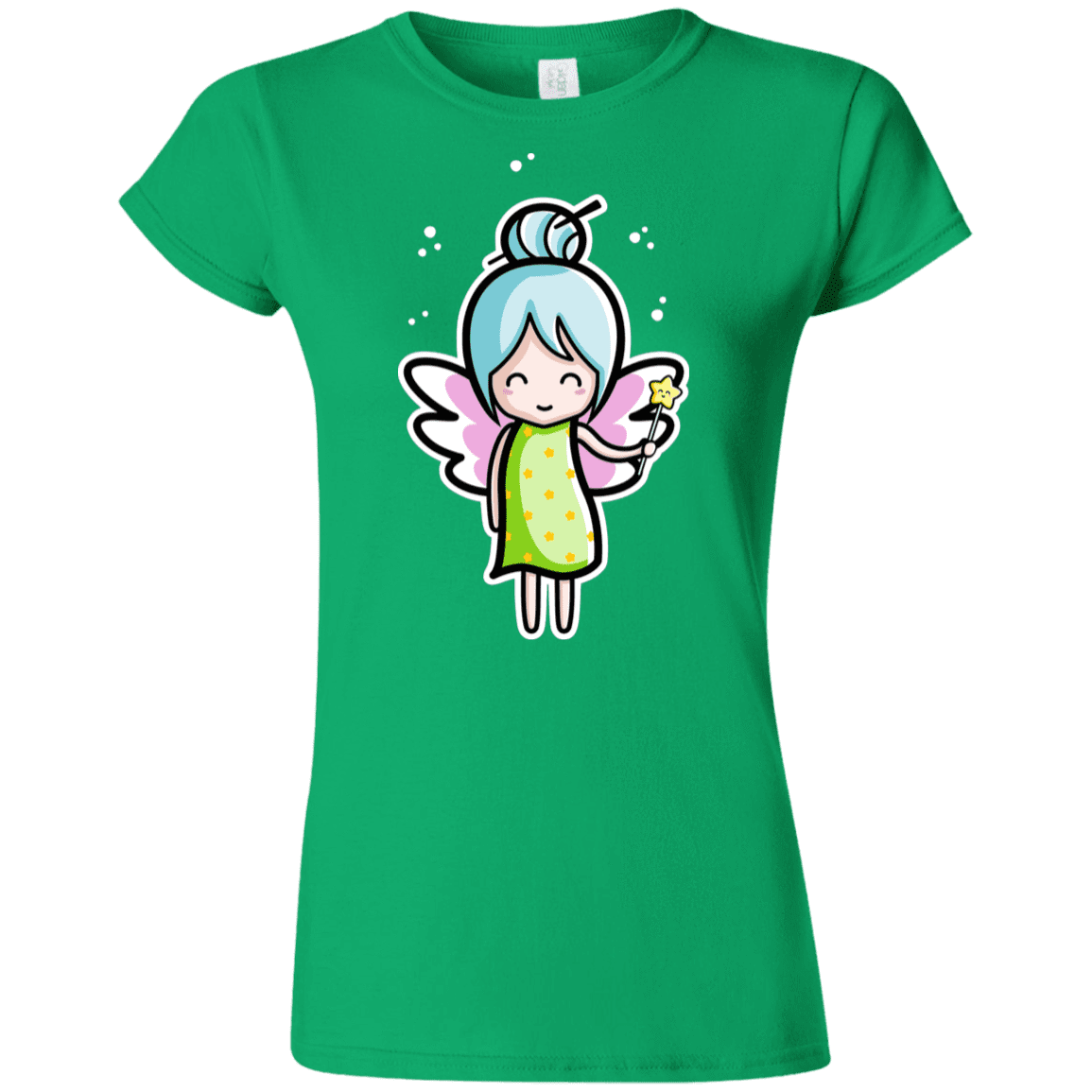 T-Shirts Irish Green / S Kawaii Cute Fairy Junior Slimmer-Fit T-Shirt
