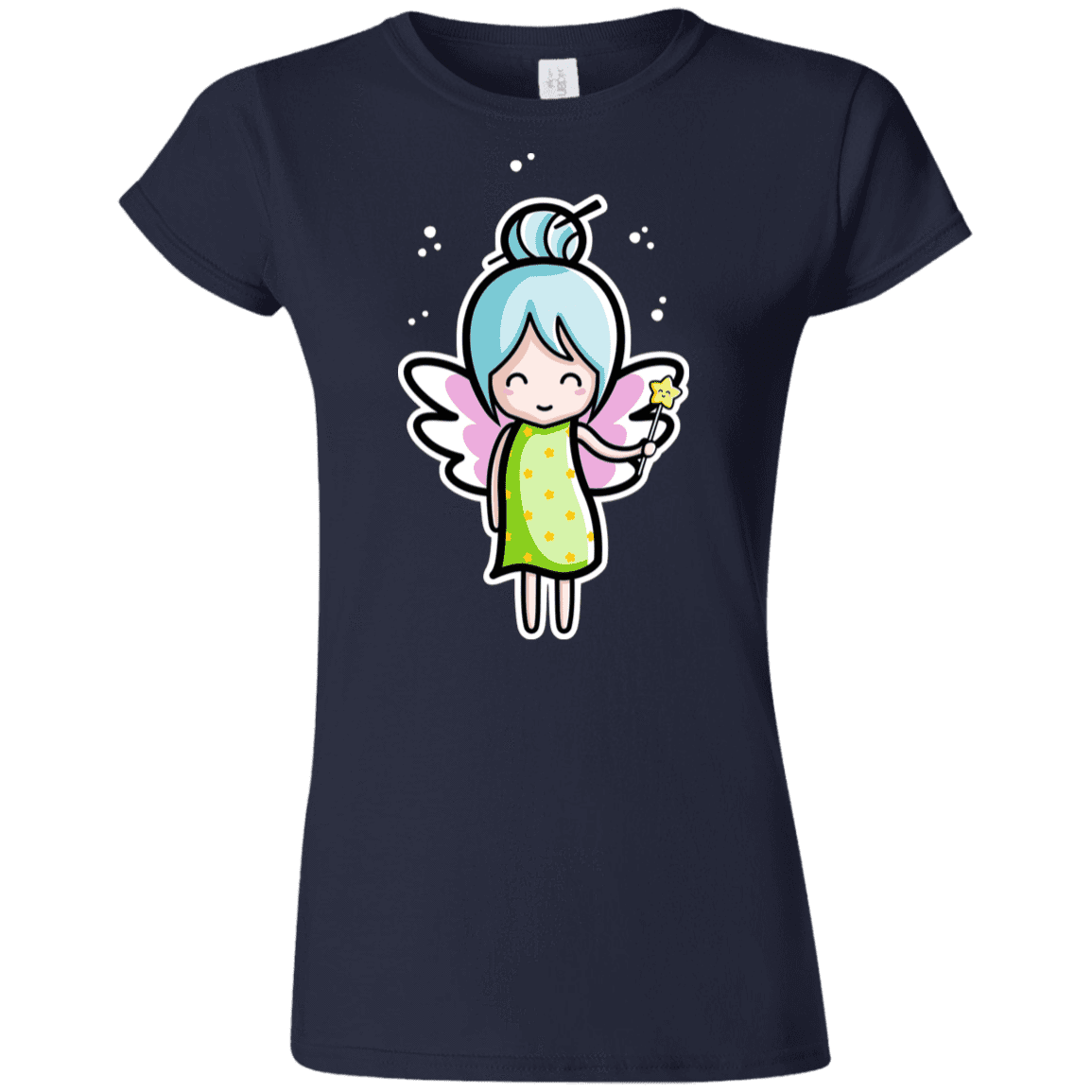 T-Shirts Navy / S Kawaii Cute Fairy Junior Slimmer-Fit T-Shirt