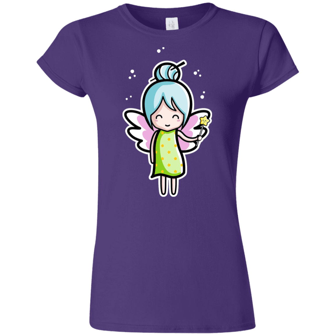T-Shirts Purple / S Kawaii Cute Fairy Junior Slimmer-Fit T-Shirt