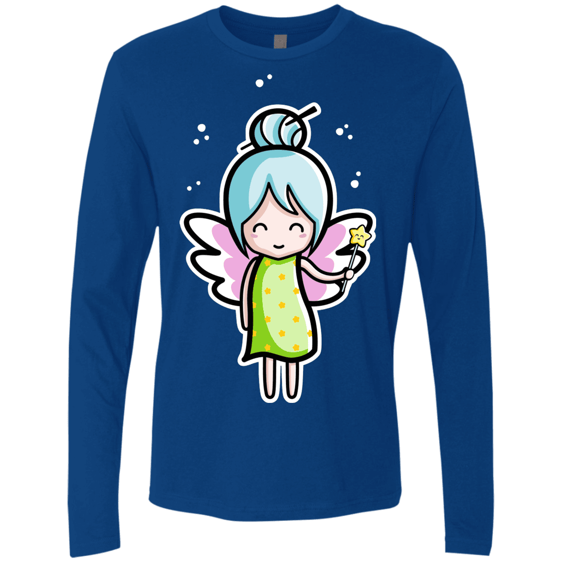 T-Shirts Royal / S Kawaii Cute Fairy Men's Premium Long Sleeve